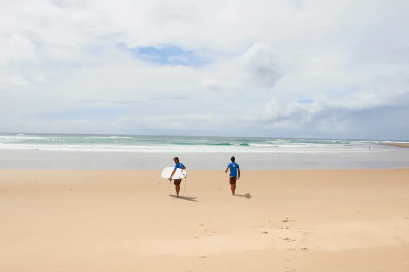 Surf session Mozambique